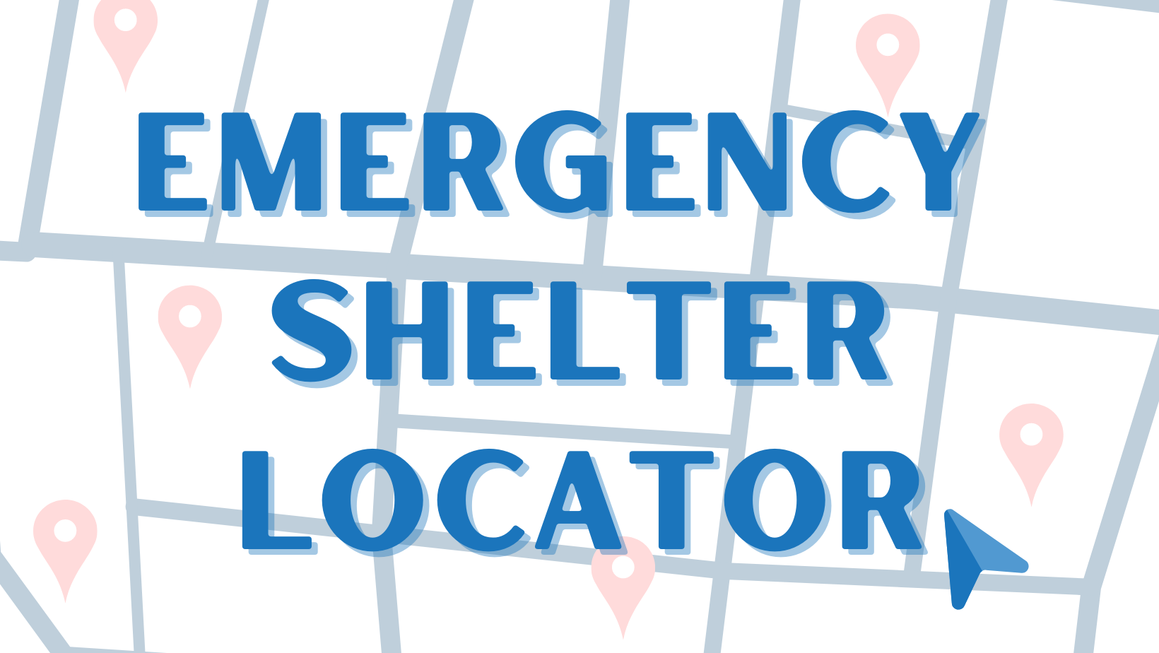Emergency Shelter Locator Graphic linked to Brunswick County Emergency Shelter Locator Map