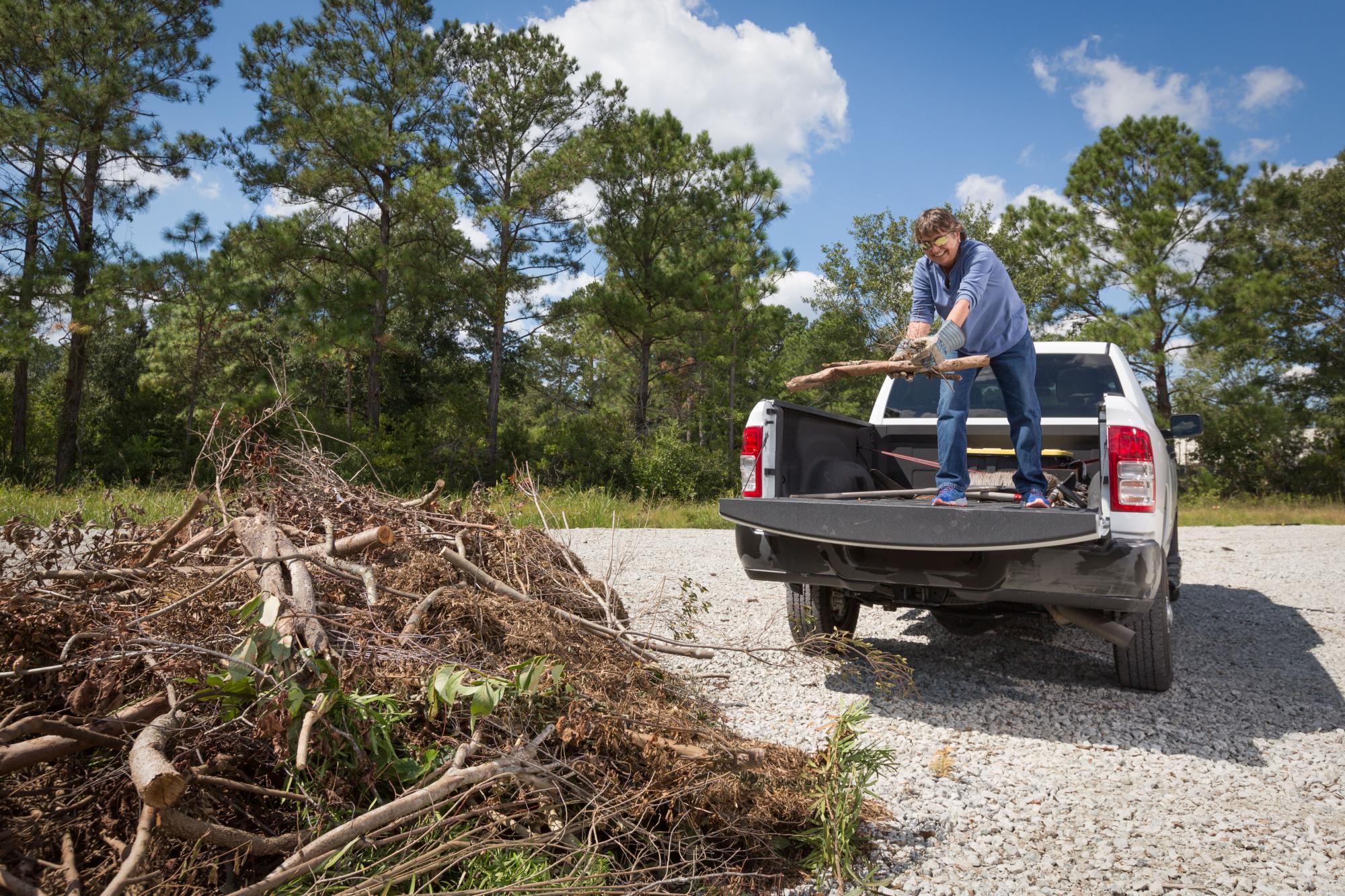 Debris drop-off site