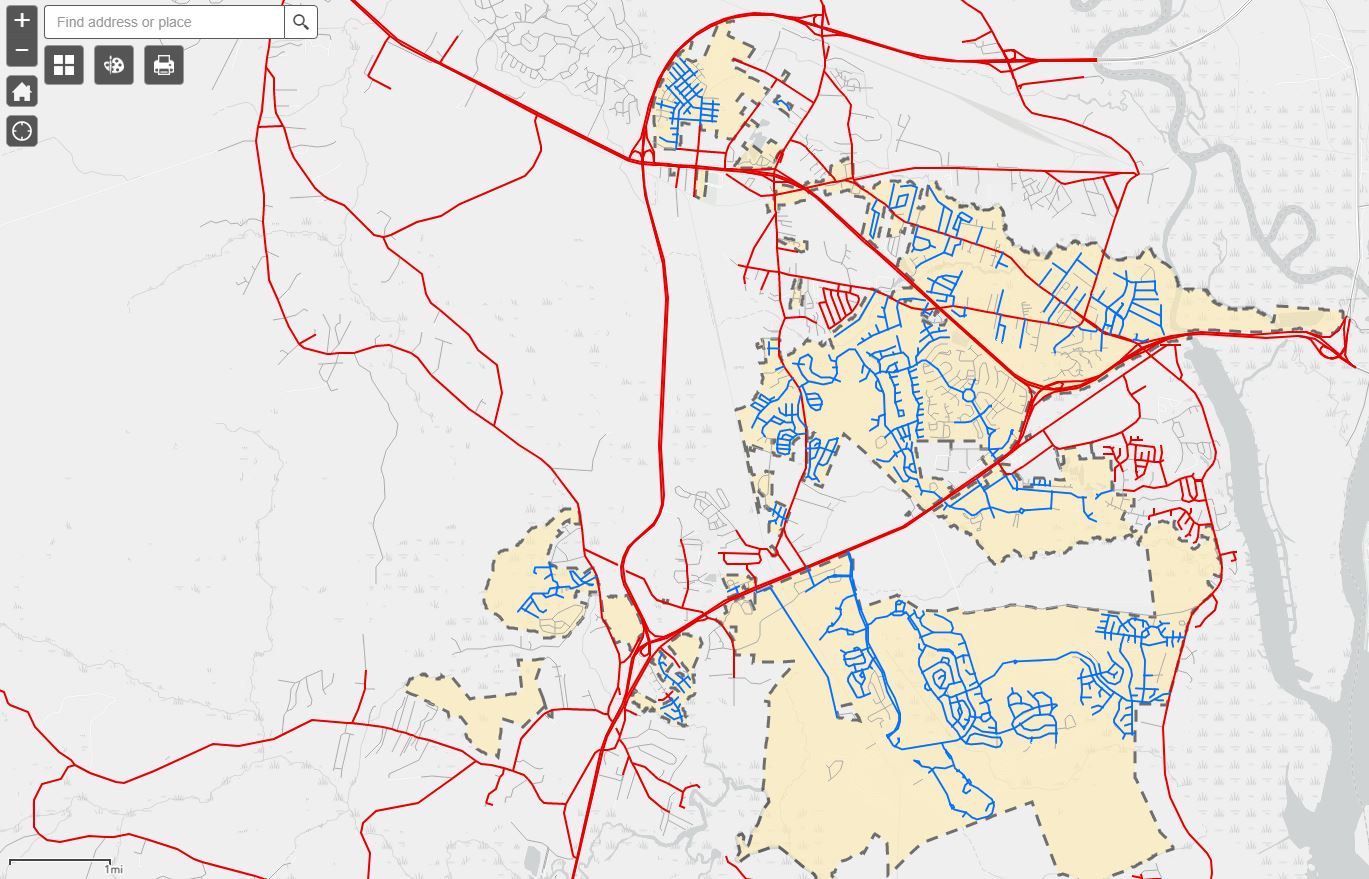 New Interactive Map Shows Agencies Responsible for Street Maintenance in Leland