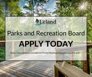 Parks and Rec Board Vacancy