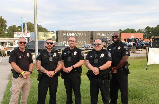 Town of Leland Police officers 