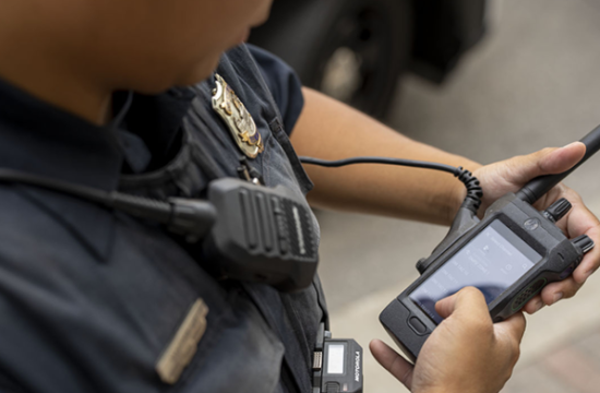 Police with Radio