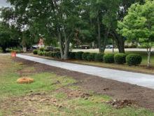 New sidewalks along Village Road