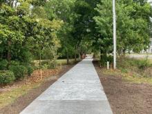 New sidewalks along Village Road