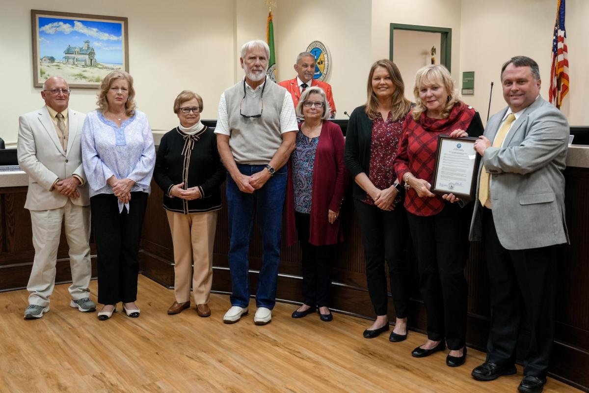 Brunswick County Board of Commissioners Honors Mayor Bozeman for 20 Years of Service