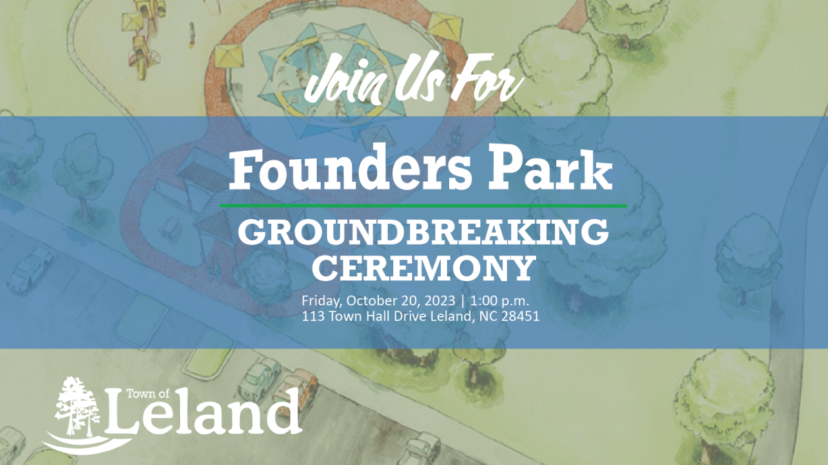 Groundbreaking Ceremony Set to Kick Off Founders Park Renovations
