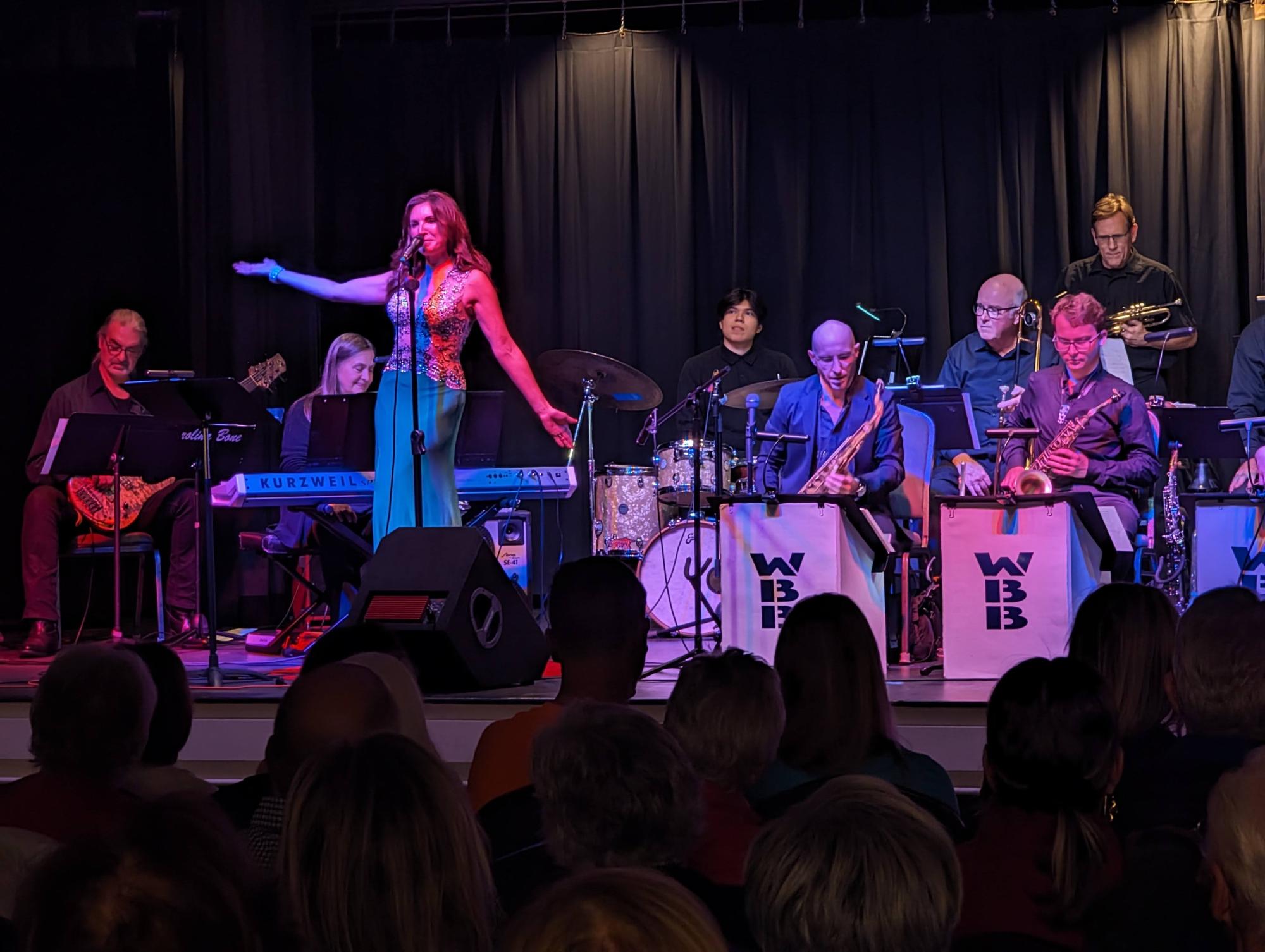 Wilmington Big Band performing on stage