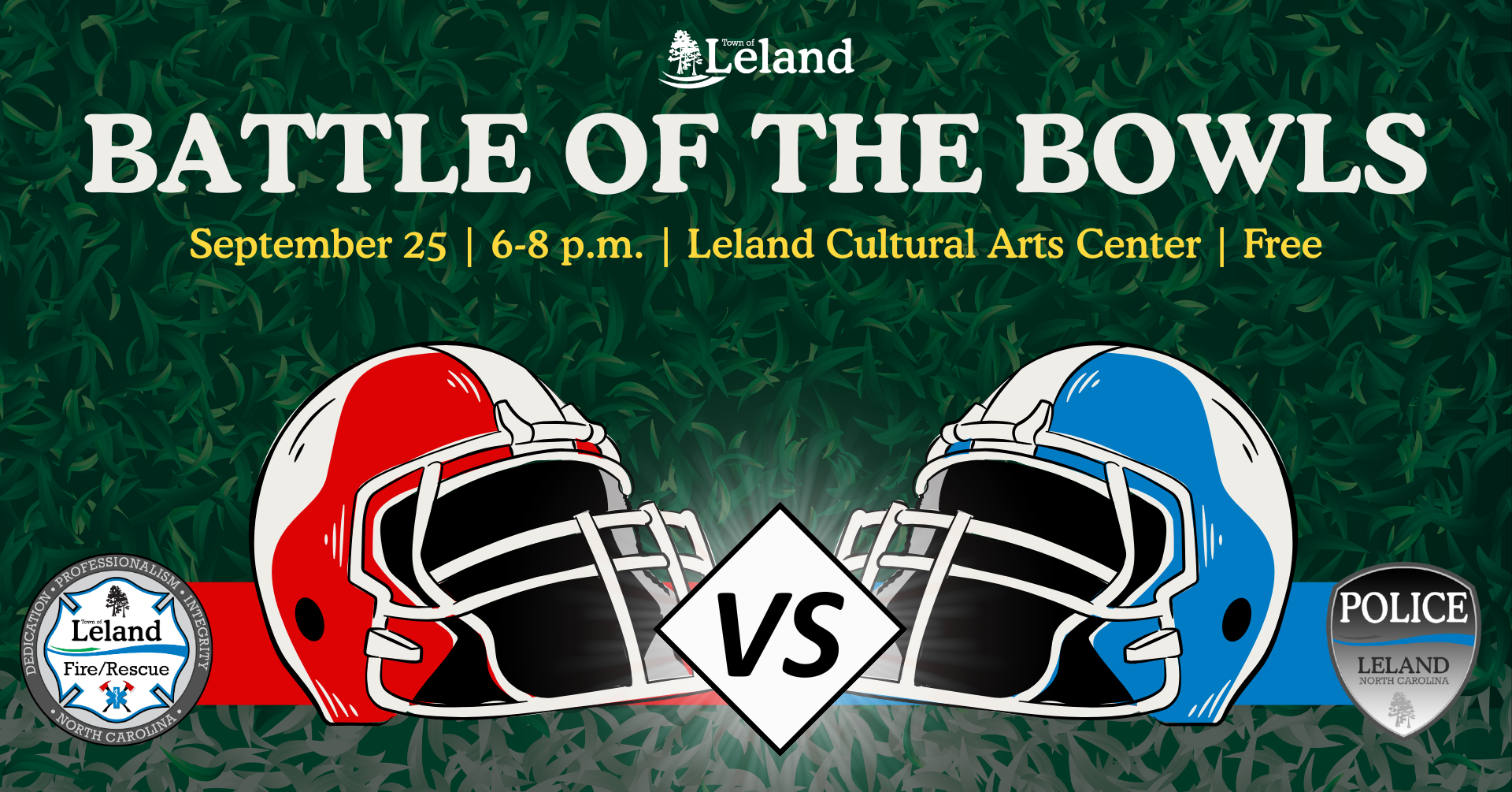 Battle of the Bowls event information graphic